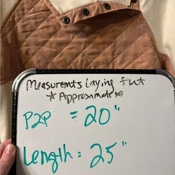 Entro asymmetric waffle / fleece pullover/ size small - Picture 2 of 10